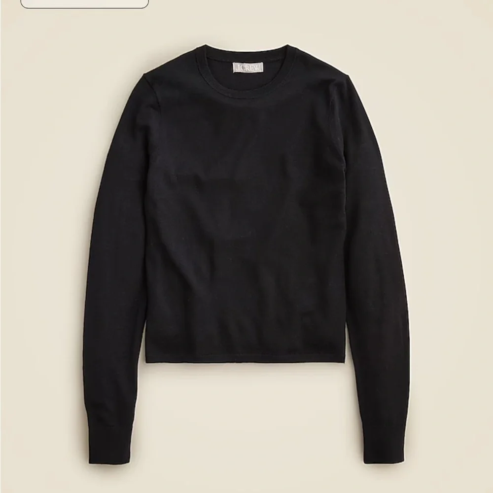 J crew Carolyn fitted crewneck sweater in merino wool